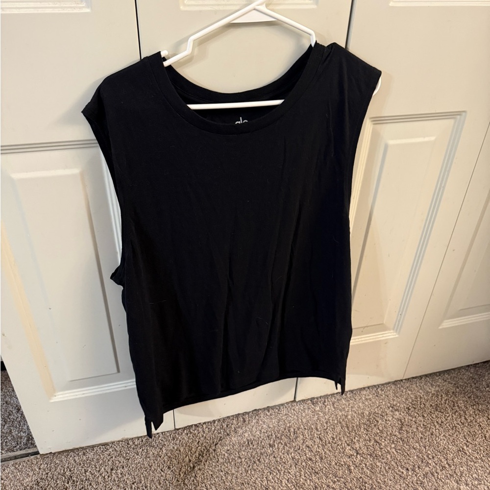ALO Yoga Classic Black Tank Top